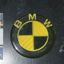 Bmw Roundel Carbon Emblem Self-adhesive 2 38 Or 60 Mm Bmw Roundel Carbon Emblem Self-adhesive 2 38 Or 60 Mm