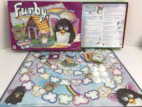 Vintage Furby Adventure Game Milton Bradley Hasbro Ages 4 and Up 1999 *READ*