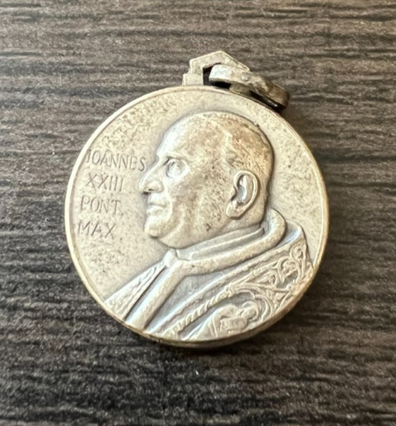 Pope John XXIII Coin Medal Silver Plated 25MM Medallion 28 To 1958