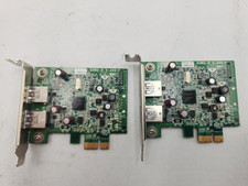 Dell 0FWGJ8 USB 3.0 Dual Port PCIE Low Profile Expansion Card LOT OF 2