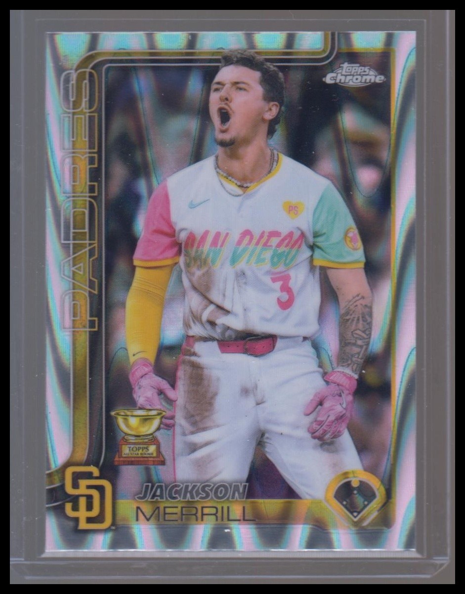 2025 Topps Chrome #61 Jackson Merrill Raywave Refractors