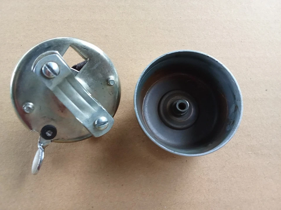 Bicycle Bell Rotating Dome RALEIGH LOGO 1" For Vintage Bicycle (Free shipping) - Image 3 of 4