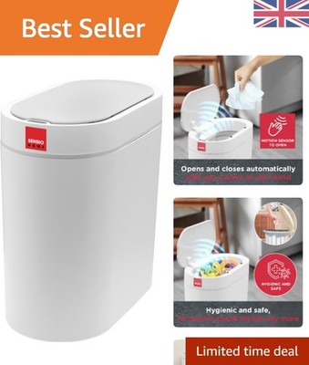 Kompakter 5L automatischer Abfalleimer mit Hygienesensor - stilvolles Wohnaccessoire