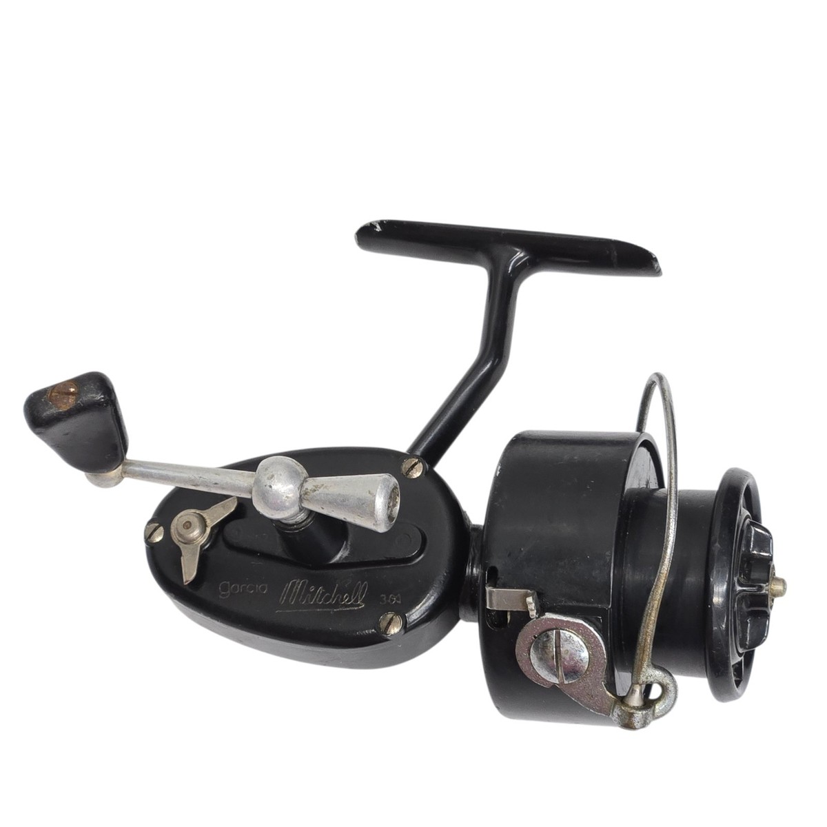 Vtg Garcia Mitchell 301 Spinning Fishing Reel Made In France Left