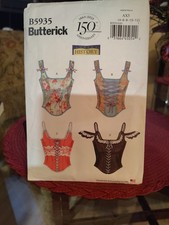 Butterick 5935 Lined Boned Laced Corsets Patt...