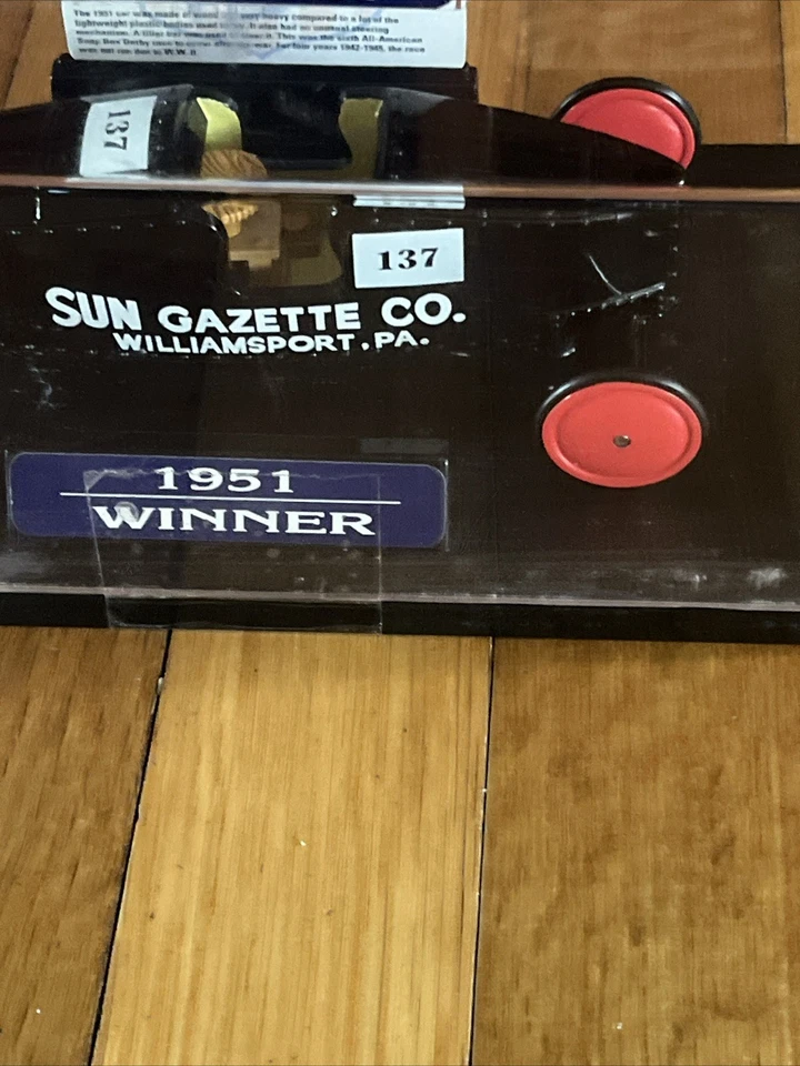 1951 Soap Box Derby Winner Diecast Sun Gazette Co. Williamsport, PA - Image 2 of 4