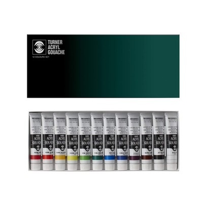 Turner Acrylic Paint Set Artist Acryl Gouache - Super Concentrated Vibrant