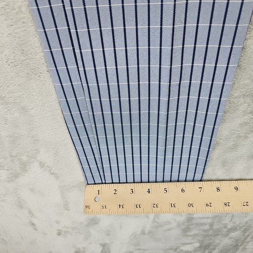 Theory Pants Womens Size 6 Blue Plaid Classic Skinny Ankle Pant Stretch Viscose - Picture 12 of 12