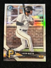 2018 Bowman Chrome Jason Martin Refractor /499 Pittsburgh Pirates