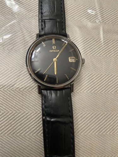 Rare Vintage Omega Seamaster - Black Dial - Gold Markers - Cal. 565 - Running