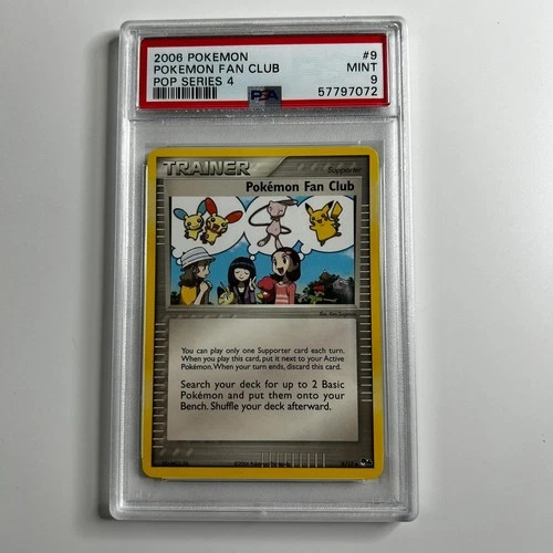 Pokemon Fan Club 9 Pop 4 Pokemon PSA 9