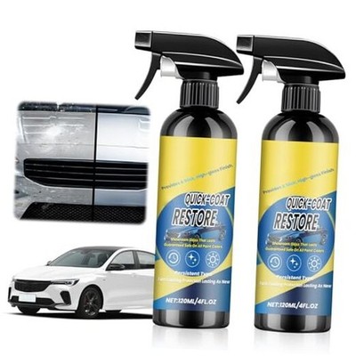 2Pcs Nano Quick Coat Restore Coating Spray,2026 New Advanced Automobile Quick 