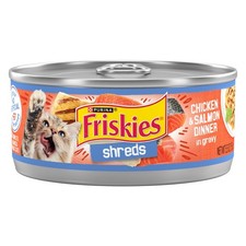 Purina Friskies Shreds Chicken and Salmon 5.5 Ounce (Pack of 24), Other  3.53 per gallon