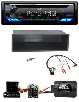 JVC Bluetooth Lenkrad USB DAB CD Autoradio für VW Passat Golf IV Polo schwarz - Bild 1 von 4