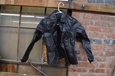 GIRLS FAUX LEATHER JACKET SIZE M 7/9 