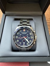 Victorinox Fieldforce Chrono 42 mm Men's Watch (Blue Dial) Quartz - Swiss Made