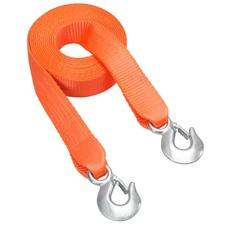 Towing Strap Rope 17000 lbs 2" x 20' Car Tow Cable with 2 Hooks Heavy Duty