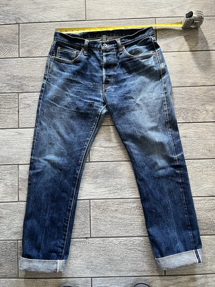 Jeans de mezclilla Ironheart 633 18 oz vintage con ribete Foto 2 de 4