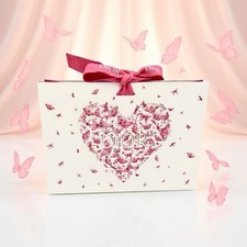 Dior Heart Gift Bag Butterfly Flower - 7.5 x5...