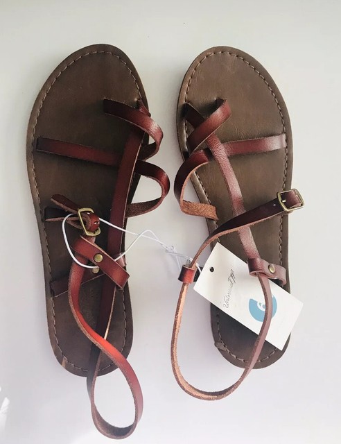 Universal Thread Women's Lavinia Toe Wrap Thong Sandal - Brown Size 6 NWT! | eBay