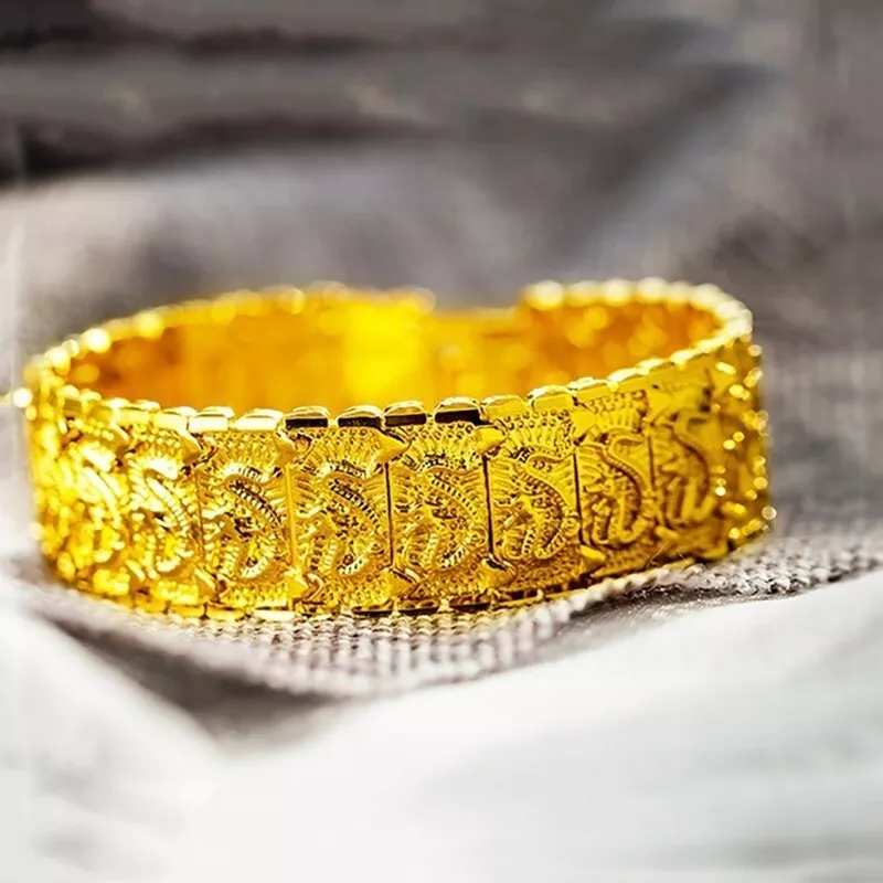 Gold filled mens bracelet outlet