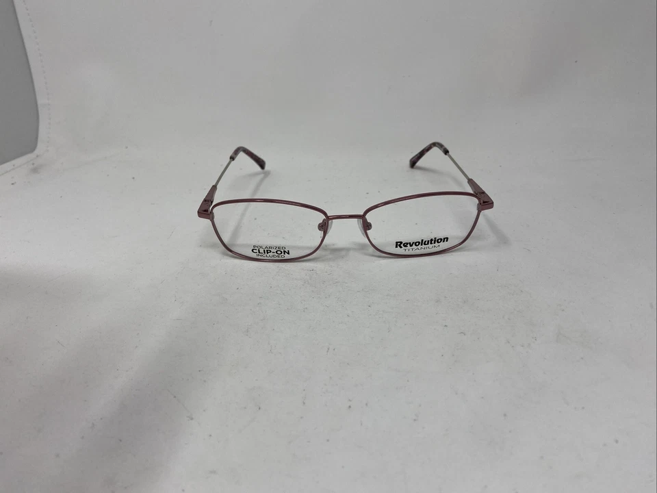 REVOLUTION GAFAS TITANIO ARIA ROSA 54-16-135 CON CLIP SOLAR M231 Foto 2 de 4