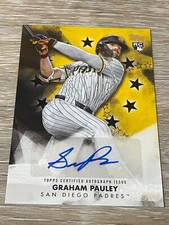 Graham Pauley RC 128/199 [Black] 2024 Topps Update Baseball Stars Auto #BSAU-GP