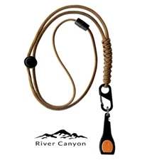 Fly fishing lanyard for Neck, Waders or Tackle Bag - (Nippers Not Include)