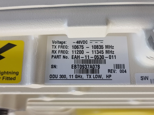 Harris Stratex Eclipse ODU300 11GHz Outdoor Microwave Link TXLow EAH-11-0530-011 - Picture 4 of 7
