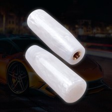 Jdm Pearl White Long Stick Manual Car Racing Gear Shift Knob Shifter 120mm