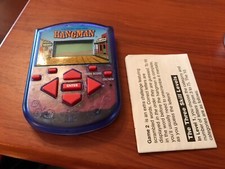 Vintage HANGMAN Handheld Electronic Travel Game 1995 Milton Bradley, Works Great