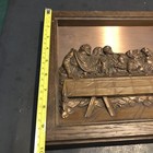 Coppercraft Guild Last Supper 3D Copper Vintage Wall Hanging Plaque Jesus USA — photo 3