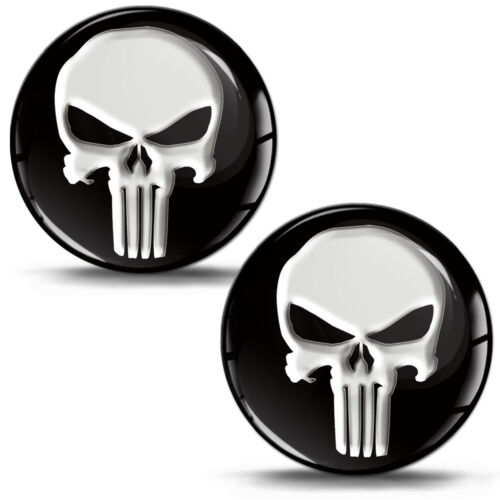 3D Aufkleber Schädel Silikon Totenkopf Logo Helm Auto Motorrad Emblem KS 1 - Bild 1 von 5