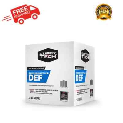 (1 PACK) Super Tech DEF Diesel Exhaust Fluid, mad in the USA 9.46 L 2.5 Gallon