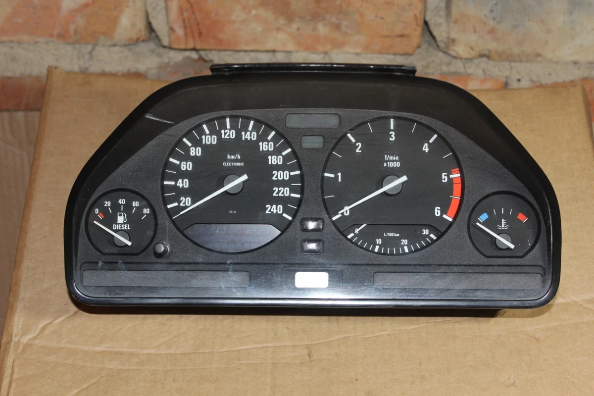 GENUINE BMW E34 524 TD 525 TDS DIESEL INSTRUMENT CLUSTER MOTOMETER  