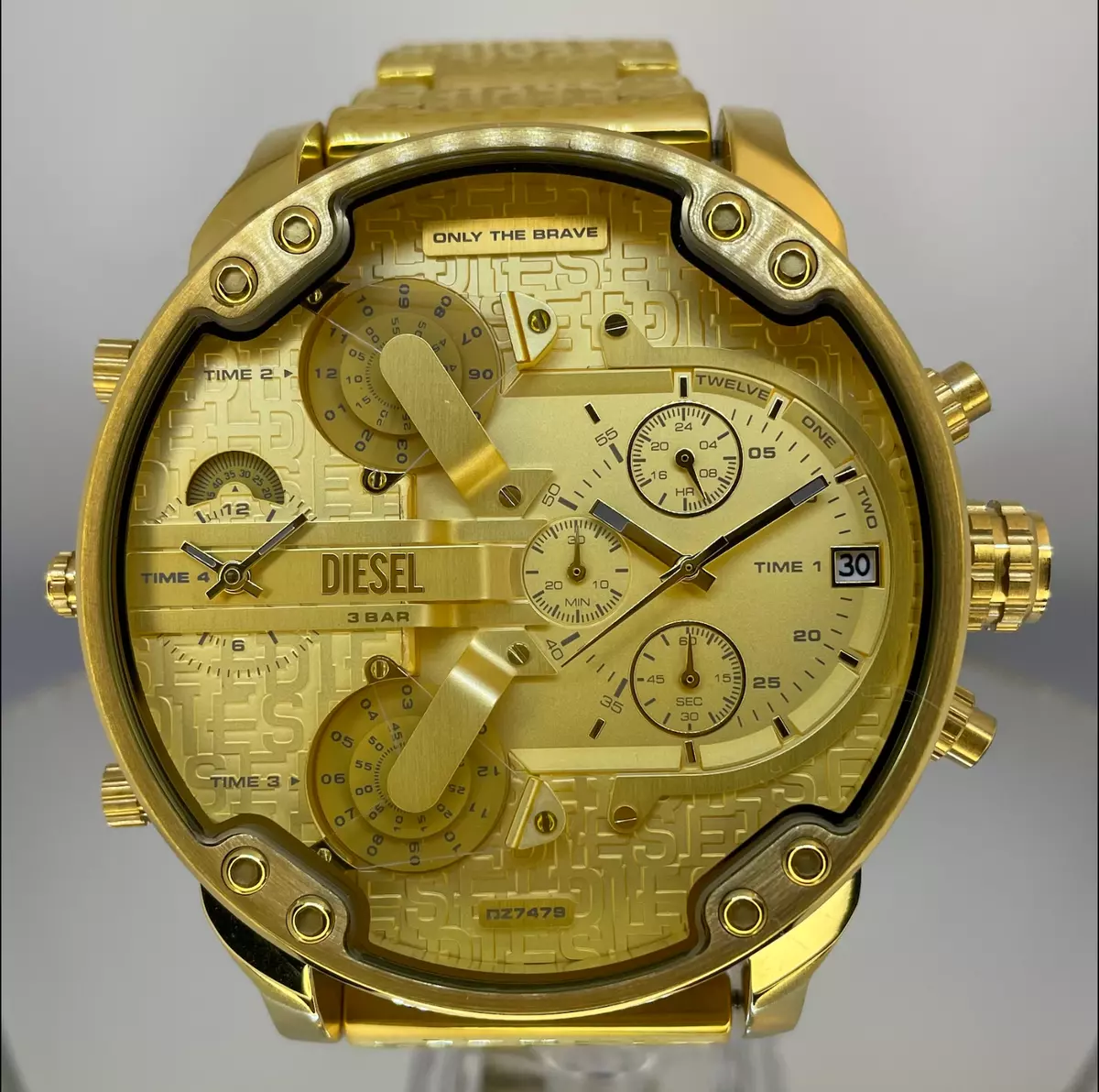 2023 Brand New Mr. Daddy 2.0 Chronograph Gold-Tone Stainless Steel Watch  DZ7479 | eBay