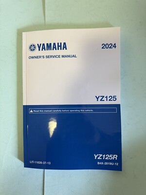 2024 YAMAHA Yamaha YZ125 Motocross Owner's Service Manual | Paper