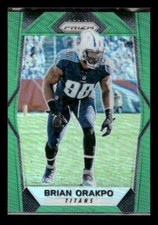 2017 Panini Prizm #128 Brian Orakpo Prizm Green Tennessee Titans