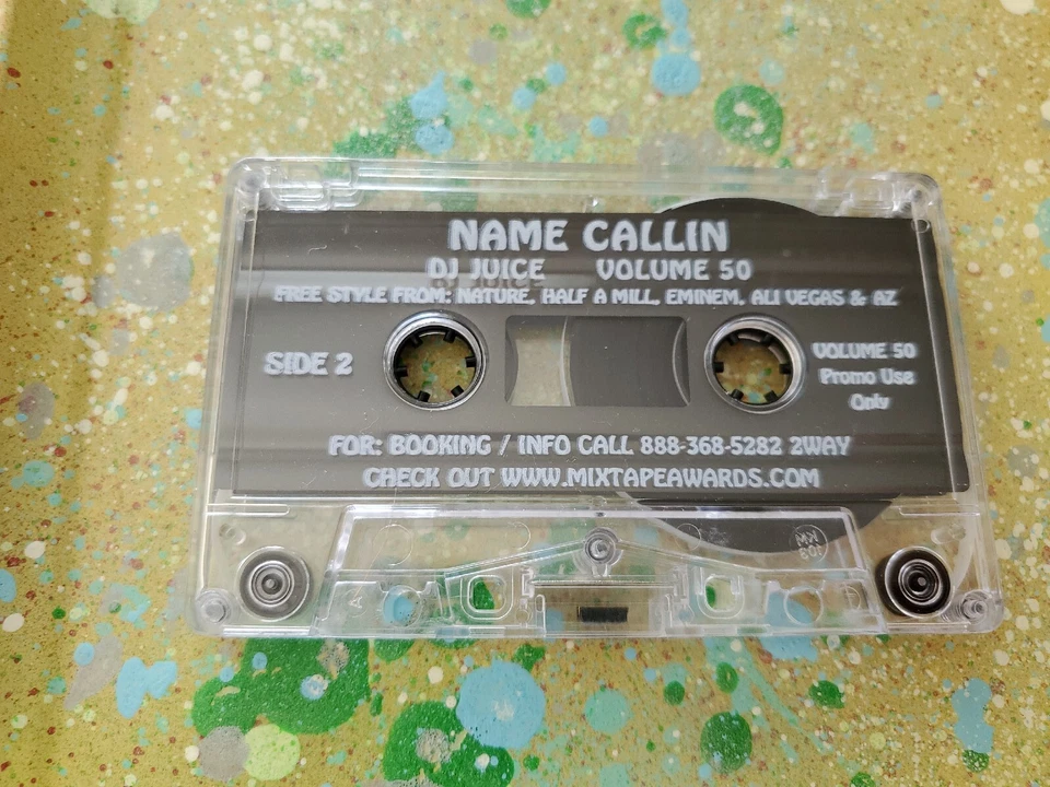 DJ JUICE #50 NAME CALLIN *VTG MEGA RARE *JAY Z/PRODIGY/DMX/AALIYA/WU TANG/NAS - Image 4 of 4