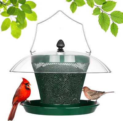 Veehoo Bird Feeders for Outdoors Hanging-Cardinal Bird Feeder with Weatherproof 
