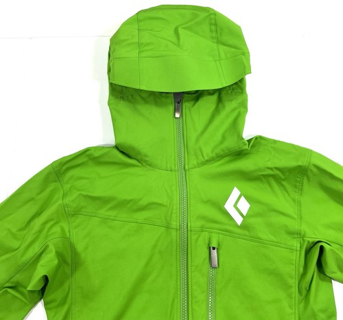 Giacca con cappuccio uomo Black Diamond Dawn Patrol Shell taglia XS verde sci - Foto 2 di 13
