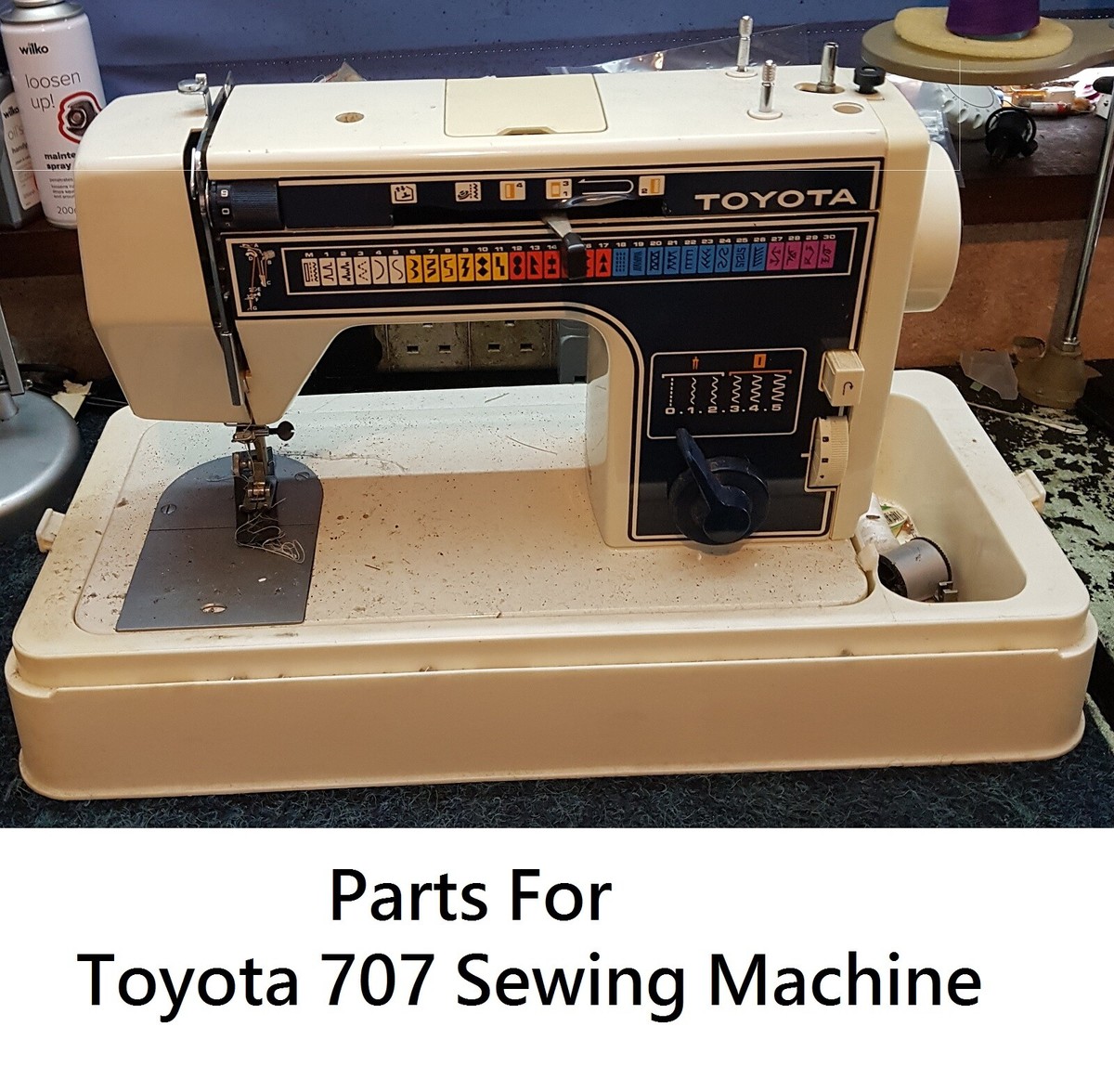 vintage an・an no.10 Original Toyota 707 Sewing Machine Replacement Repair Parts
