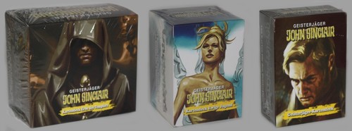 Bundle-3 x JOHN SINCLAIR-Kartendeck: Geisterjäger-Erbe des Templers-Ewig Jugend
