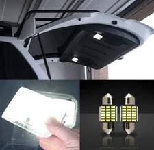 2 Super Bright 31mm Rear Hatch Lift Gate LED bulbs for 2010-2018 Toyota 4Runner