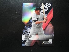 TED WILLIAMS 2020 TOPPS CHROME DECADE OF DOMINANCE REFRACTOR BASEBALL CARD #DOD5
