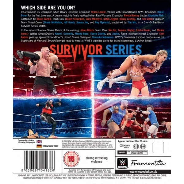  WWE: Survivor Series 2018 [Blu-ray] - Image 2 of 2