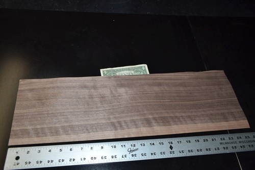 Walnut Raw Wood Veneer Sheet 7 x 24 inches 1/42nd thick 3K4667-60 - 第 3/10 張圖片
