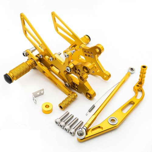 Juego de pedales de pie para reposapiés trasero CNC para YZF R6 1999-2007 2008-2023 - Imagen 8 de 32