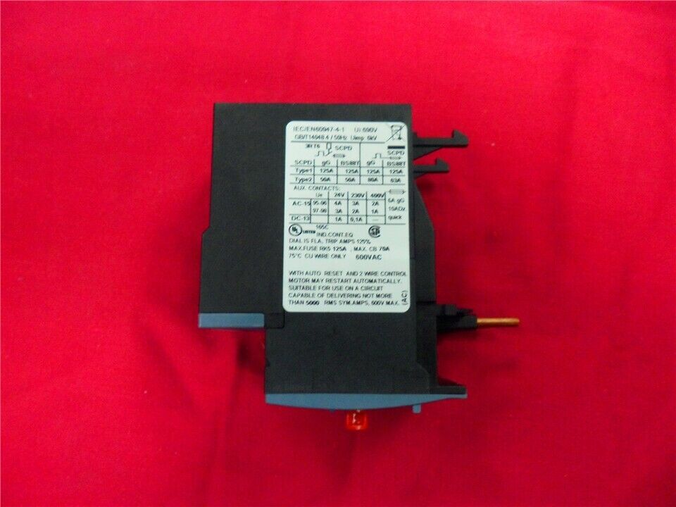 1PC NEW Siemens Overheat relay 3RU61264PB0 3RU6 1264PB0 30A36A eBay
