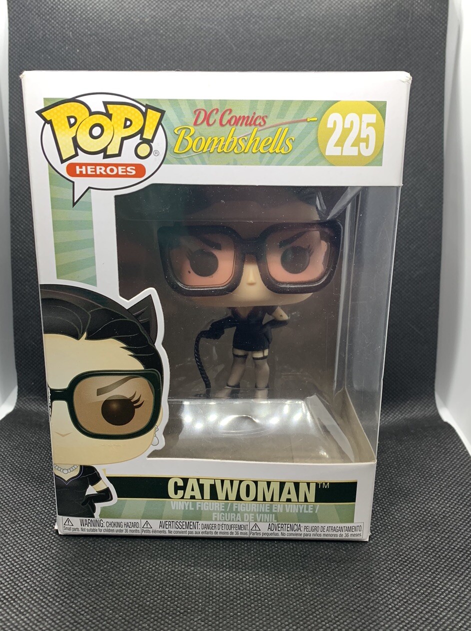 Funko Pop! Heroes Dc Comics Dc Comics: Bombshells Catwoman #225 Minor Damage